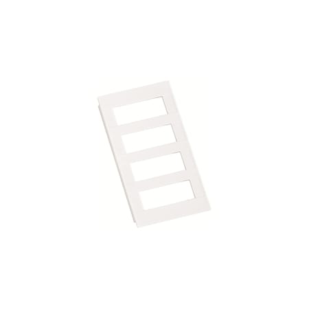 Commscope INSERT PANEL FOR MULTIMEDIA, OUTLET BOX/HOLDS 4 DUPLEX SC 163448